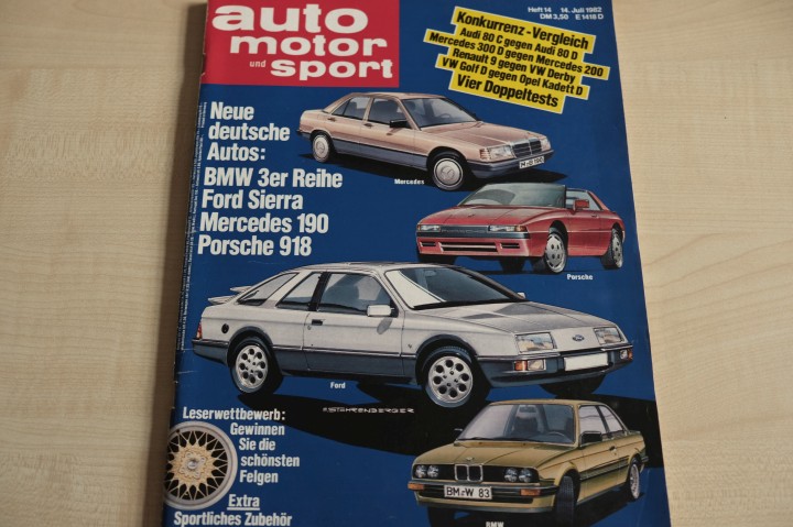 Deckblatt Auto Motor und Sport (14/1982)